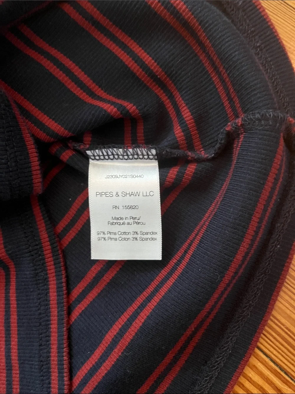 Veronica Beard Delano Striped Top - Picture 3 of 7